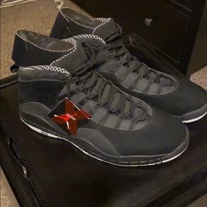 Air Jordan Retro 10 'Stealth Mens Size 13